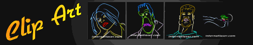 Lasershow Clip-Art